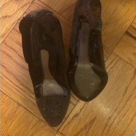 Dolce and Gabbana Cinderella Black Crystal Heels - Picture 6 of 8